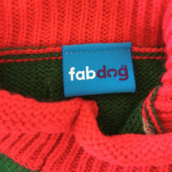 Fab Dog Fabdog Holiday Santa Sweater Christmas - Picture 5 of 9